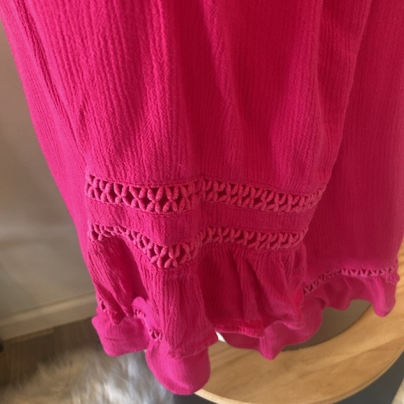 John Paul Richard Women's off-the-shoulder Top/blouse/shirt Bright Pink S Large - Picture 3 of 9